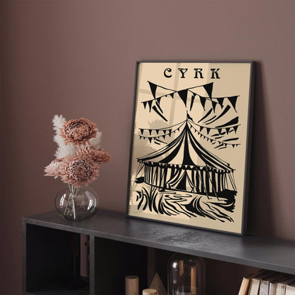 Polish Circus Vintage Style Art Print