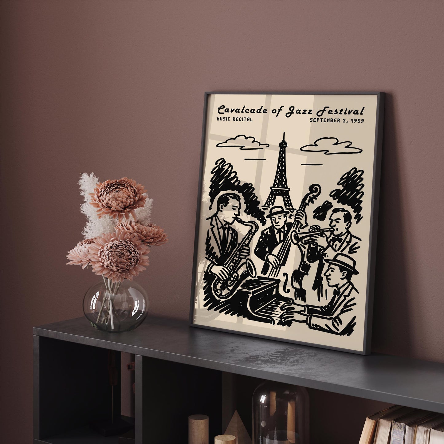 Vintage Jazz Music Poster