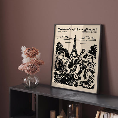 Vintage Jazz Music Poster