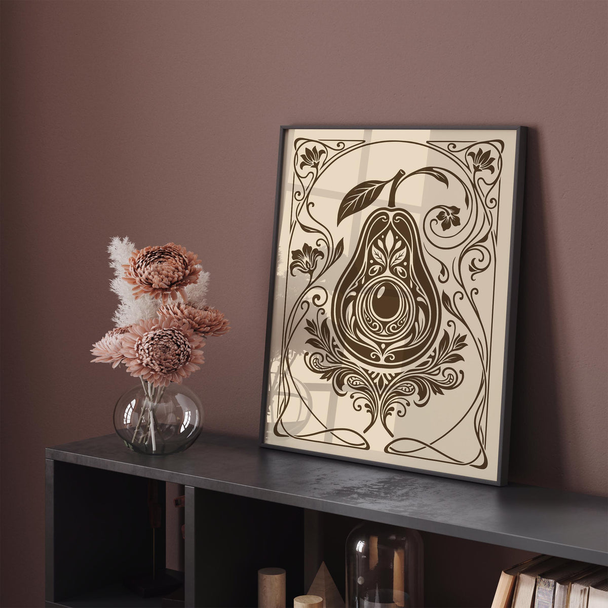 Vintage Avocado Poster