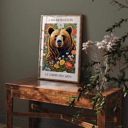 Victorian Wild Bear Art Print