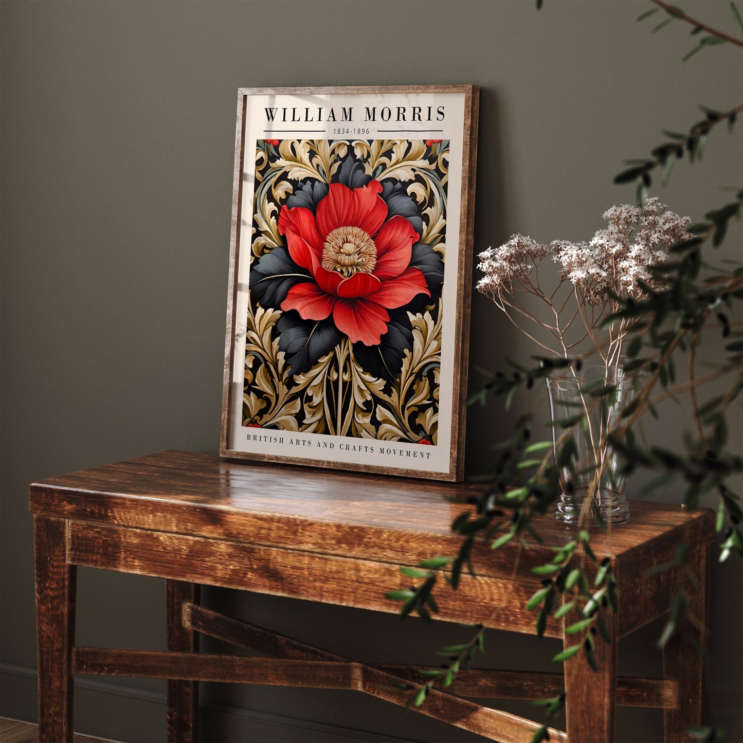 Nature's Tapestry: William Morris-Inspired Poster