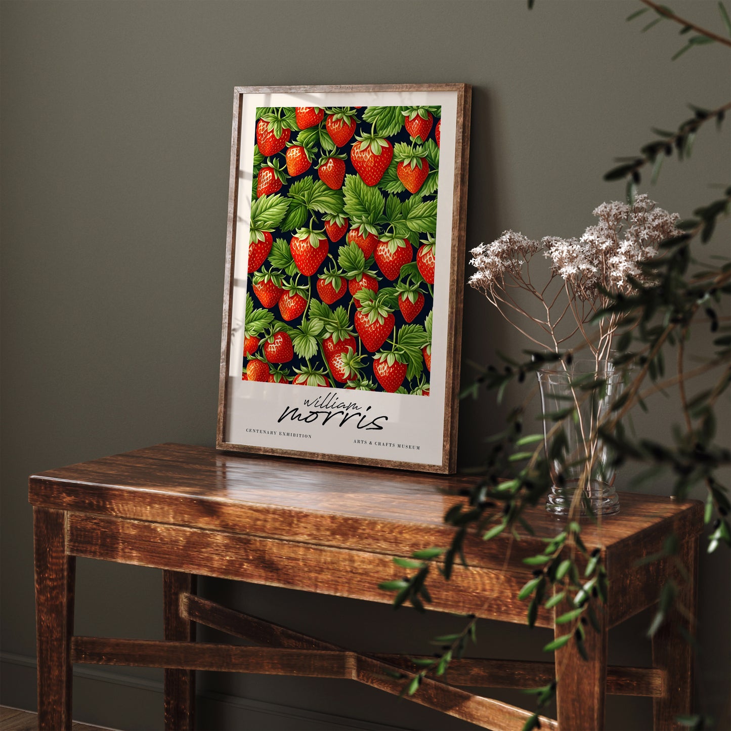 William Morris Strawberry Poster