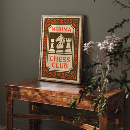 Nerima Chess Club Poster - Japanese Sport Print