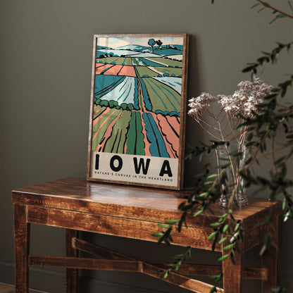 Iowa Landscape Art Print 2024