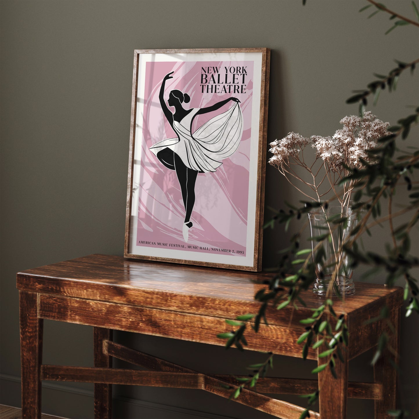 NYC Pink Ballet Poster