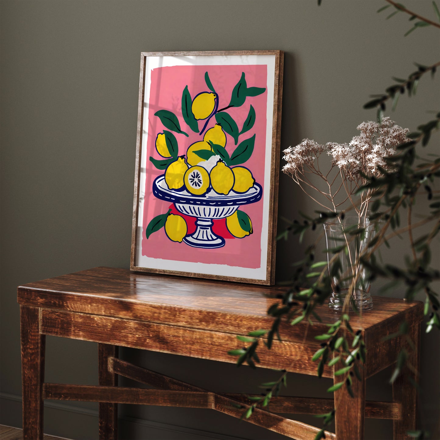 Italian Lemons Cute Wall Art