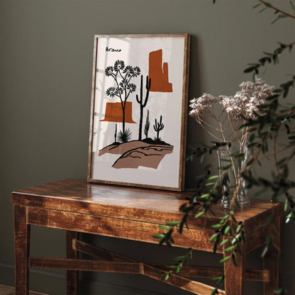 Arizona Modern Minimalist Art Print