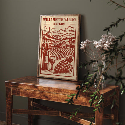Willamette Valley Oregon Poster