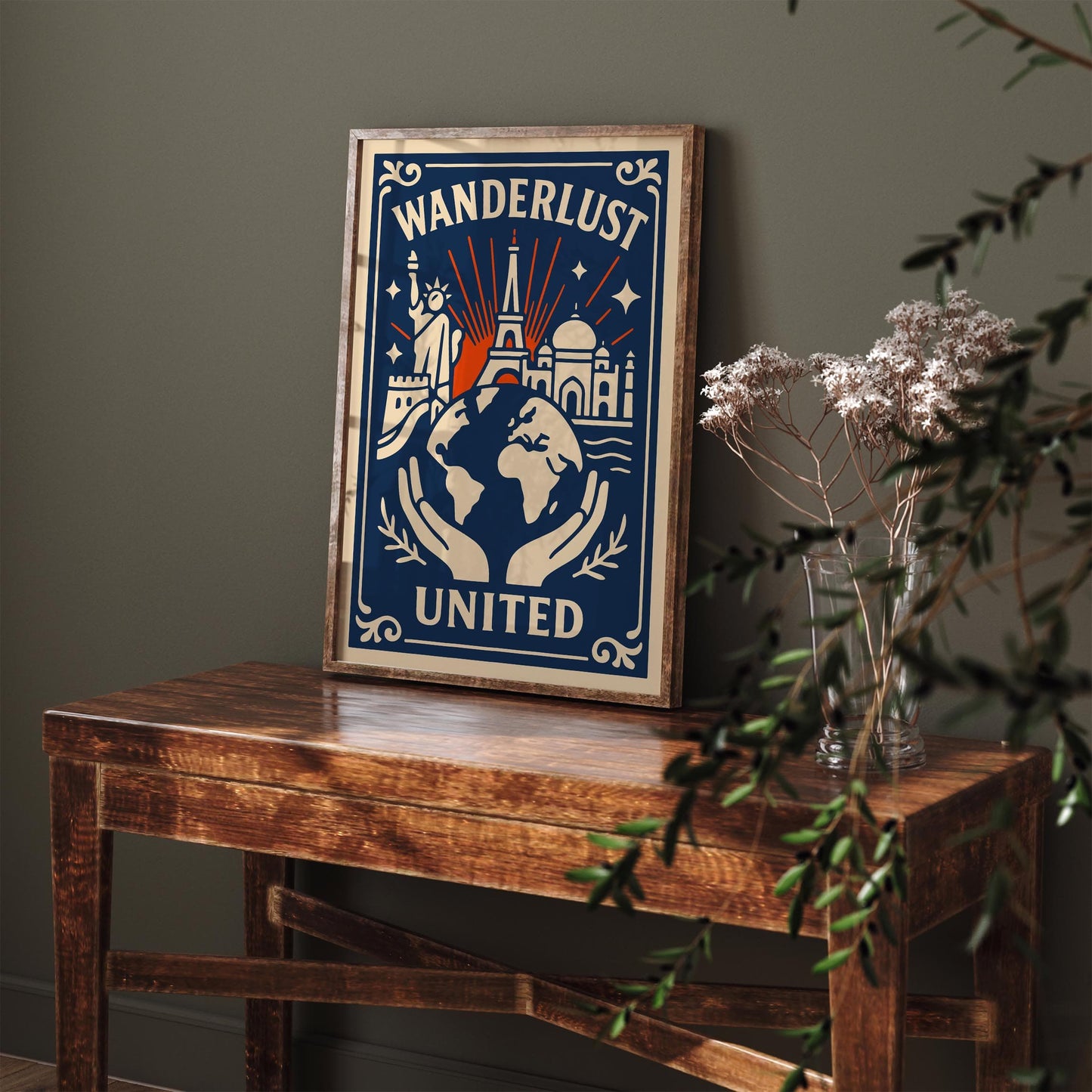 Wanderlust United Travel Poster