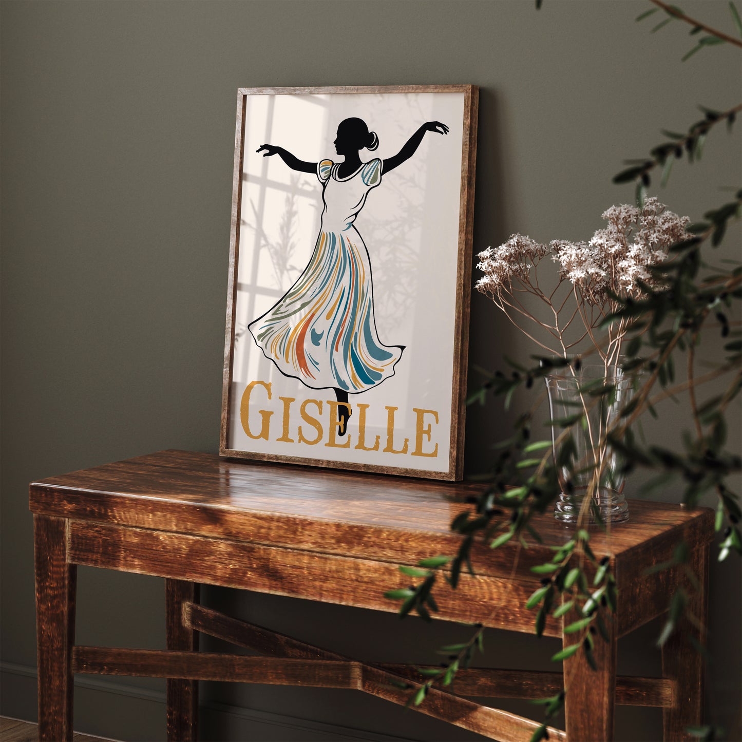 Giselle Ballet Ballerina Poster