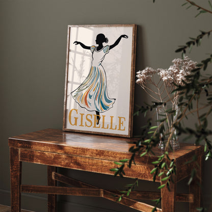 Giselle Ballet Ballerina Poster