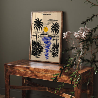 Palmetto Florida Poster