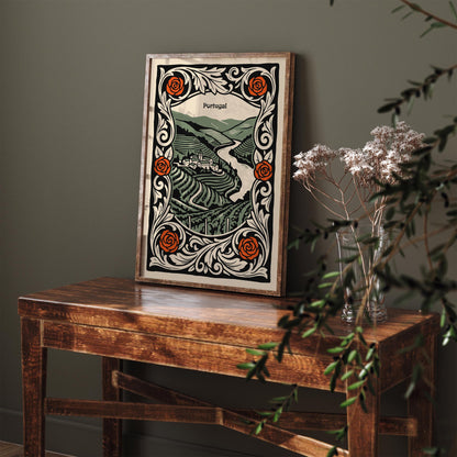 Vintage Portugal Travel Poster