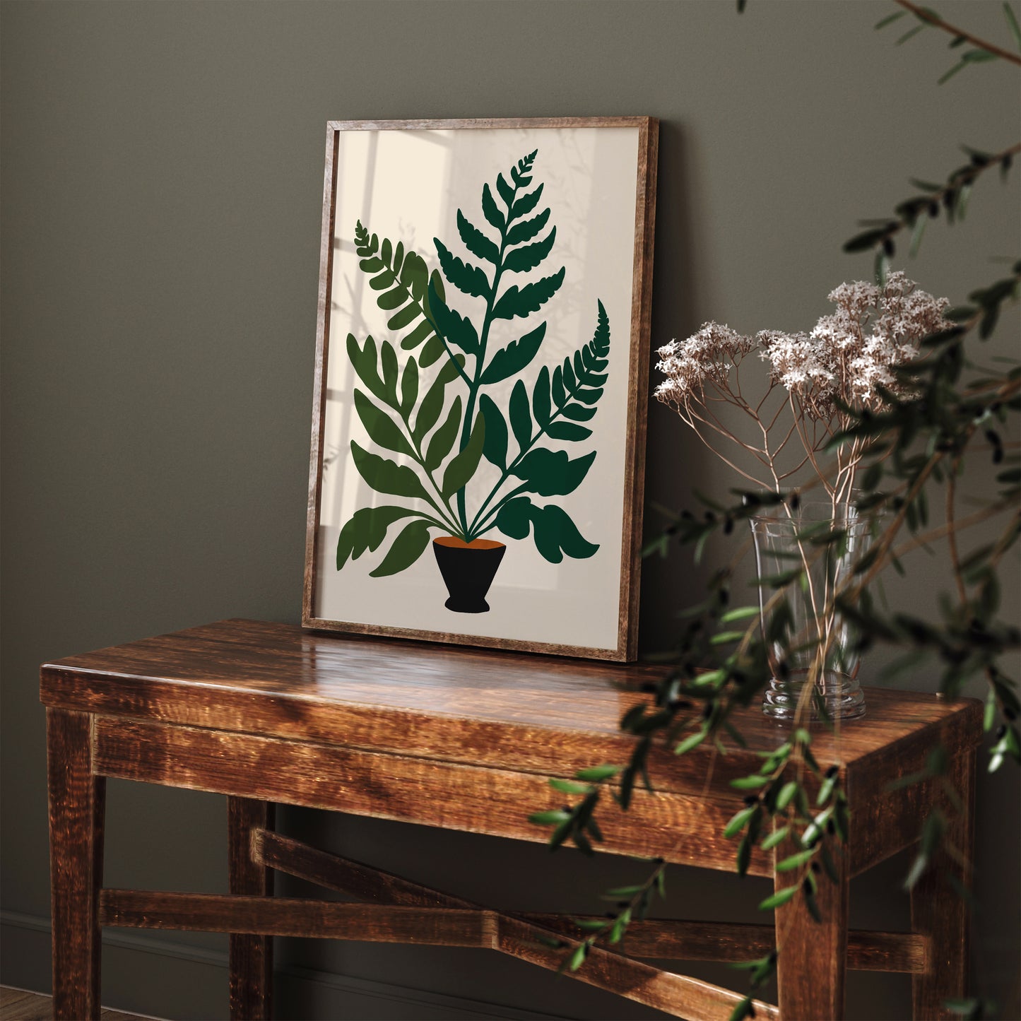 House Plant Fern Art Print