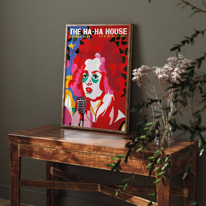 Retro COMEDY CLUB Poster Print