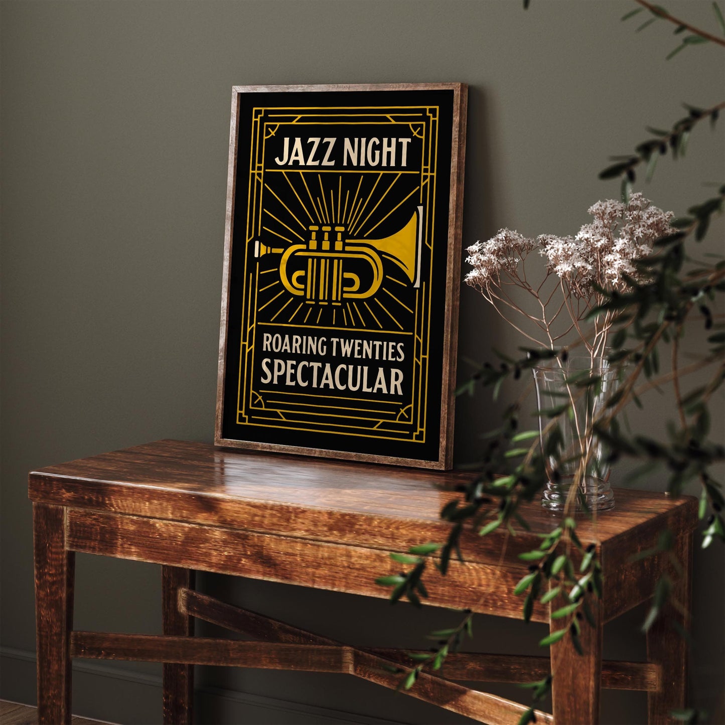 Jazz Night Poster - Roaring Twenties Art Print