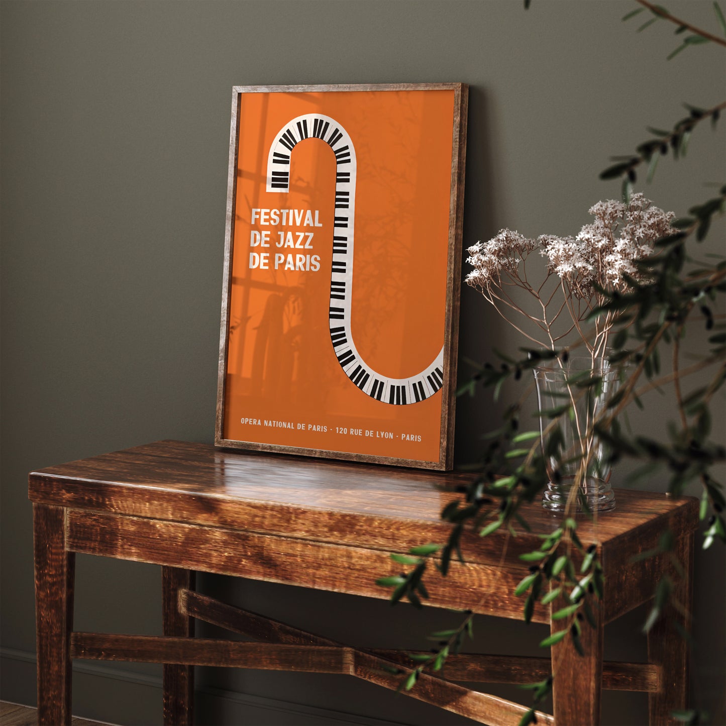 French Jazz Festival Poster - Paris