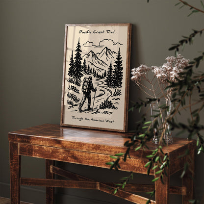 Pacific Crest Trail Poster