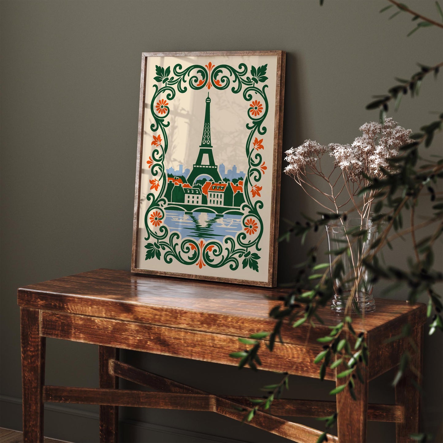 Paris France Poster – Cityscape Wall Art