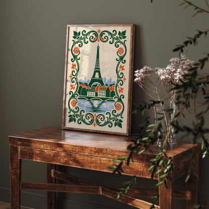 Paris France Poster – Cityscape Wall Art