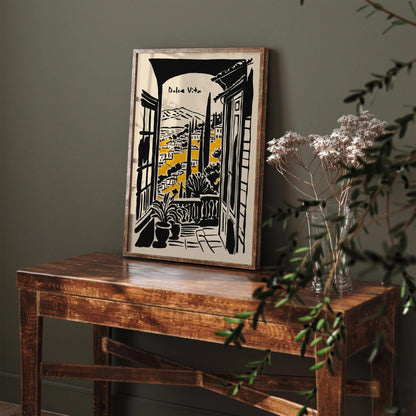 Dolce Vita Italian Scenic Art Print 2025