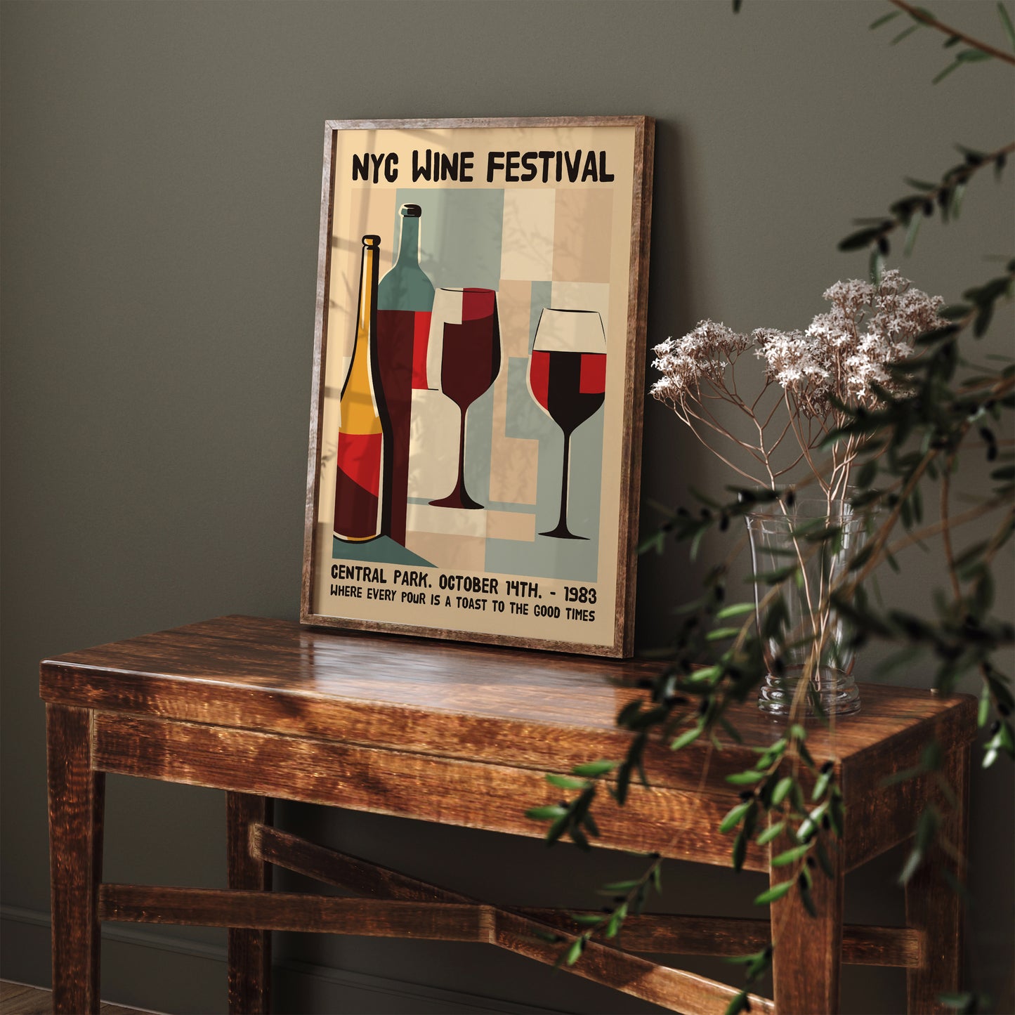 NYC Wine Festival 1983 Poster