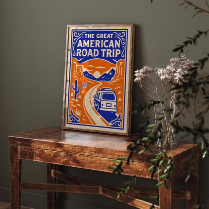 The Great American Road Trip Poster