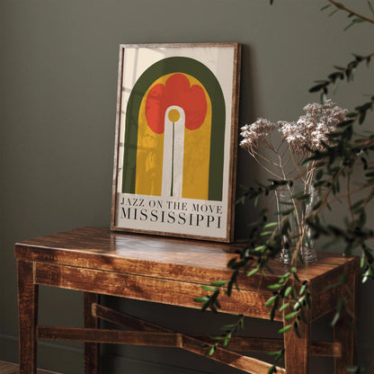 Mississippi Jazz Music Festival Poster