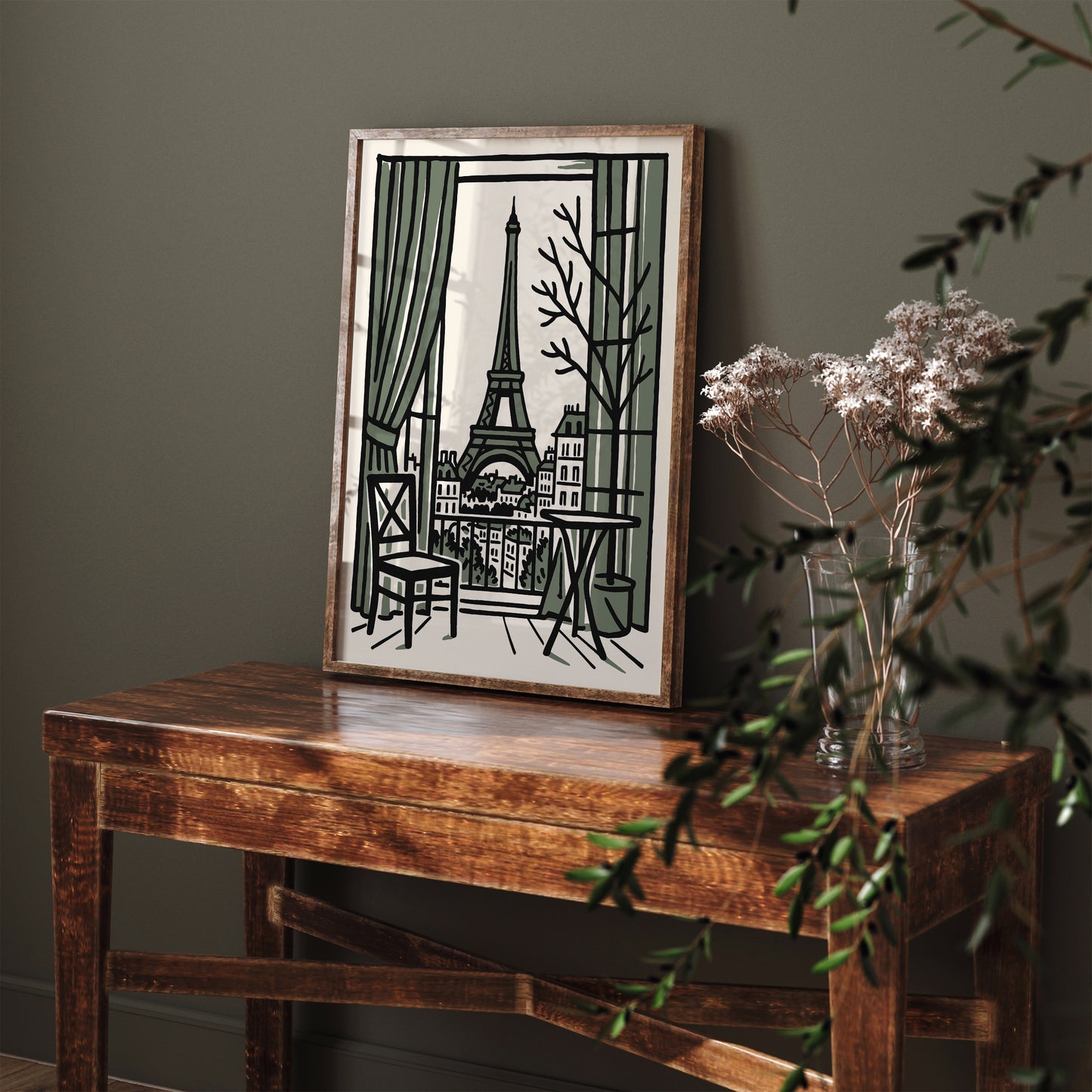 Paris Travel Poster - France Vintage Wall Art Print