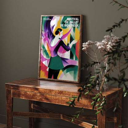 Festival De Ballet French Ballerina Poster