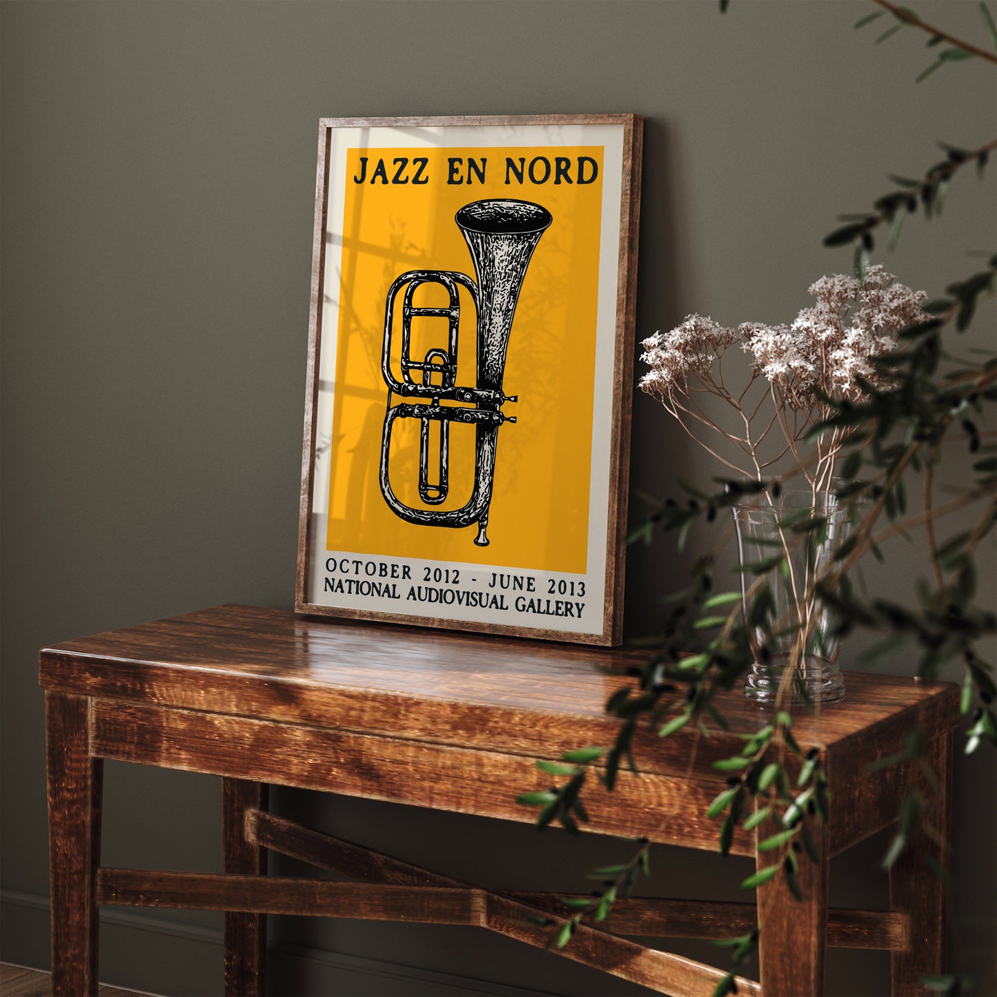 Jazz En Nord Vintage Jazz Poster