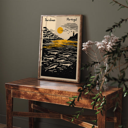 Sardines Portugal Wall Art Print 2026