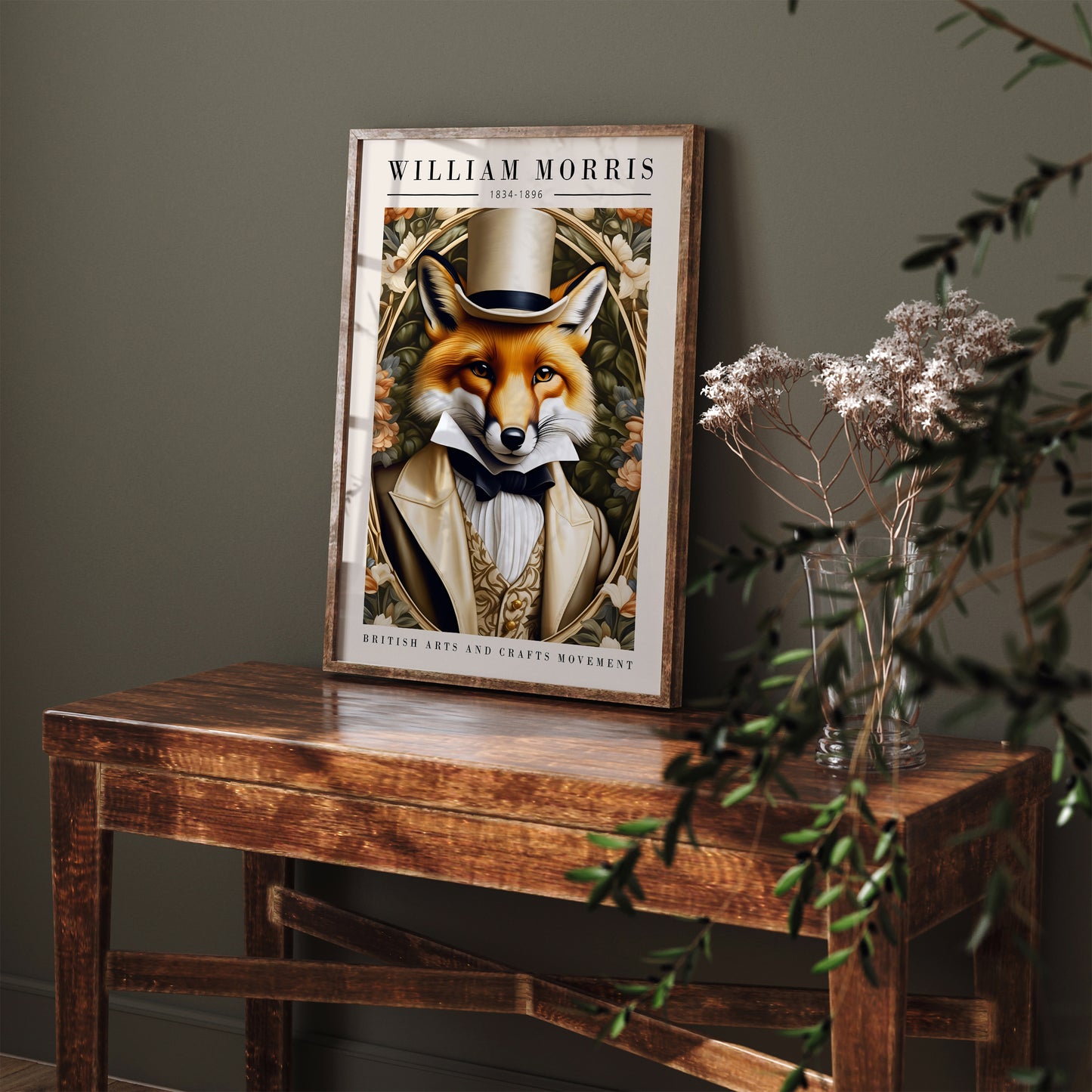 Mr. Fox Elegant Art Print