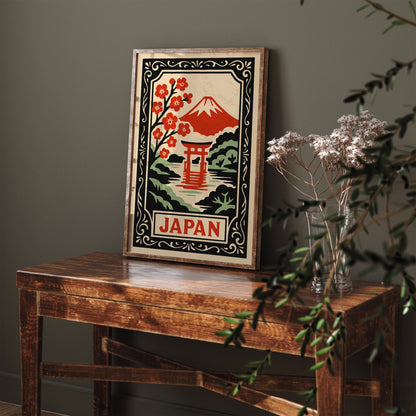 Japan Scenic Travel Poster