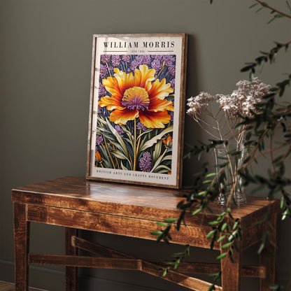 Botanical Harmony: William Morris Floral Print