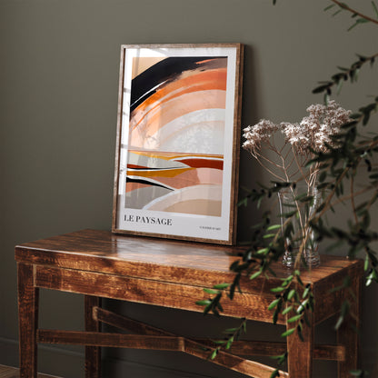 Abstract Painting Le Paysage Poster
