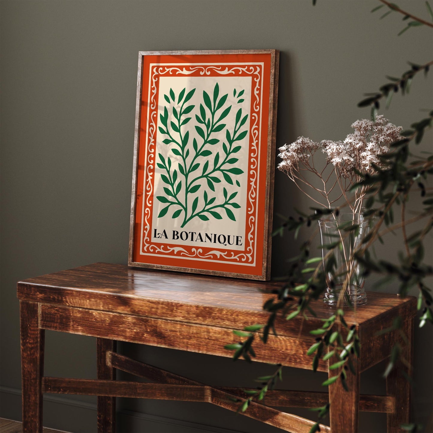 La Botanique French Nature Poster