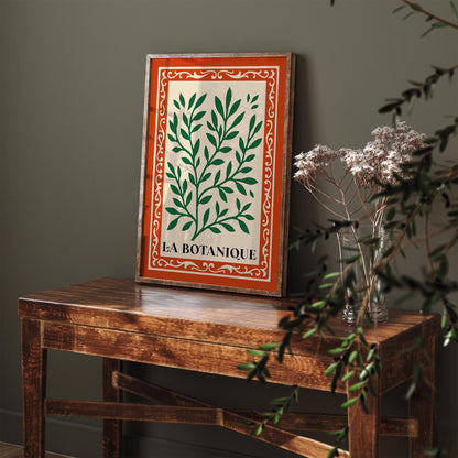 La Botanique French Nature Poster