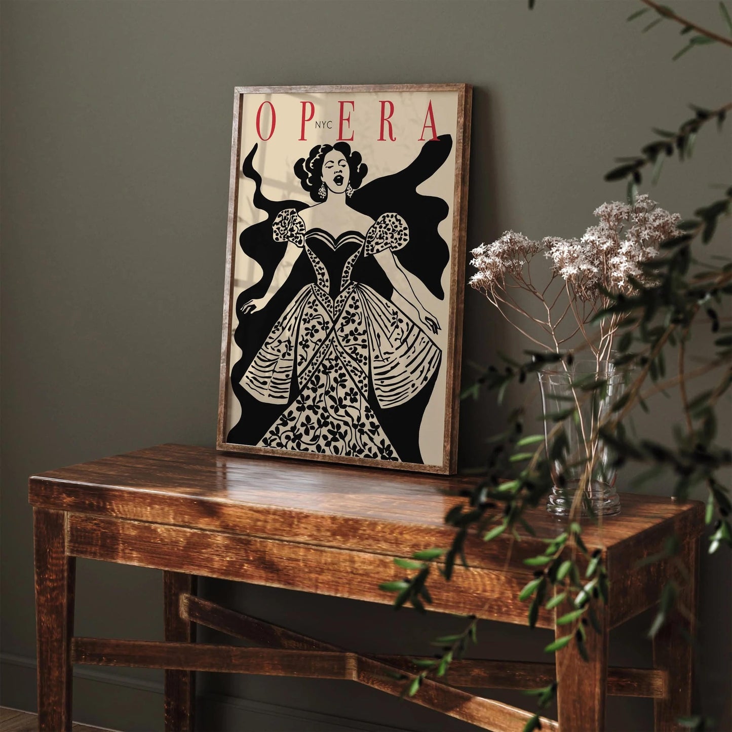 NYC Opera Music Vintage Poster