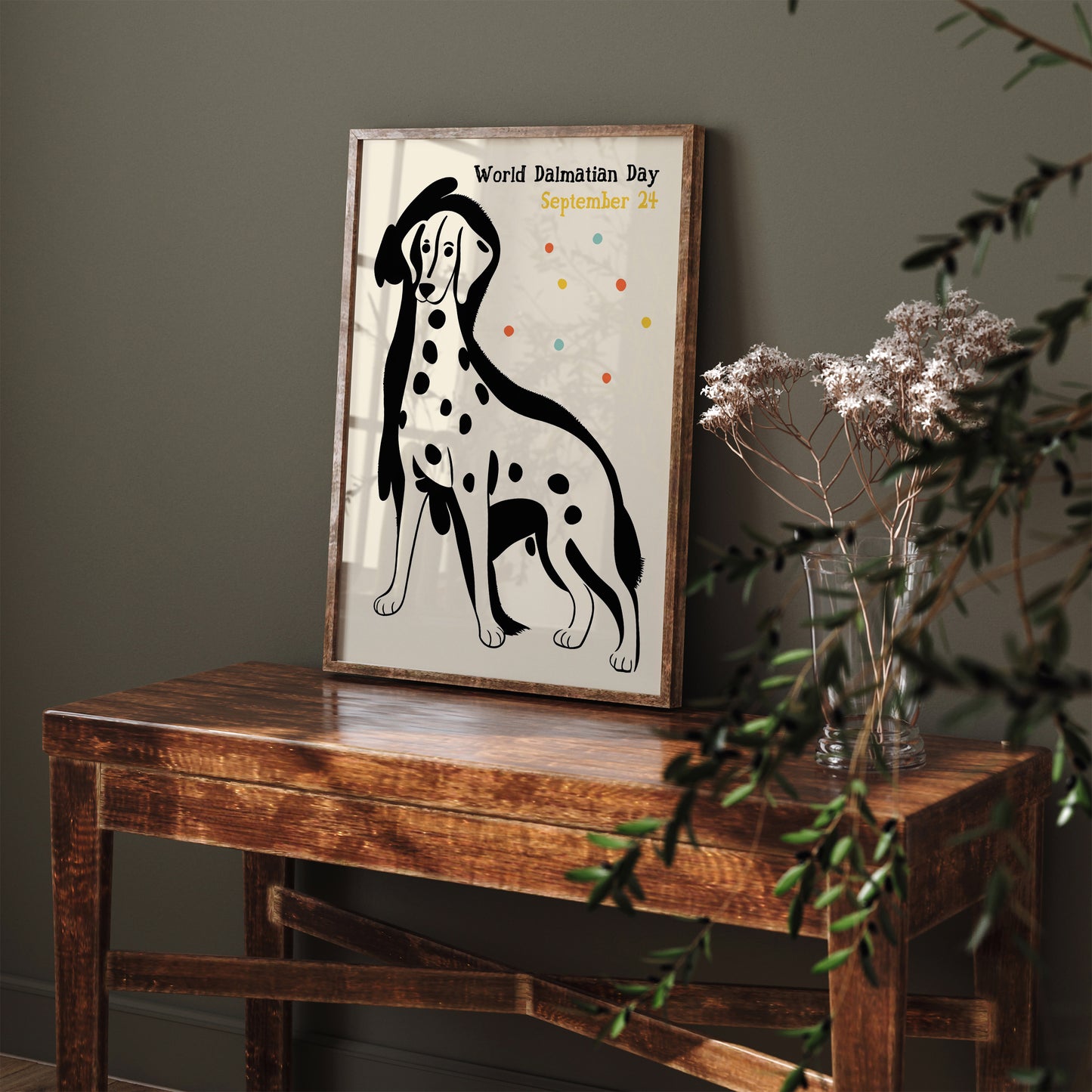 World Dalmatian Day Retro Poster