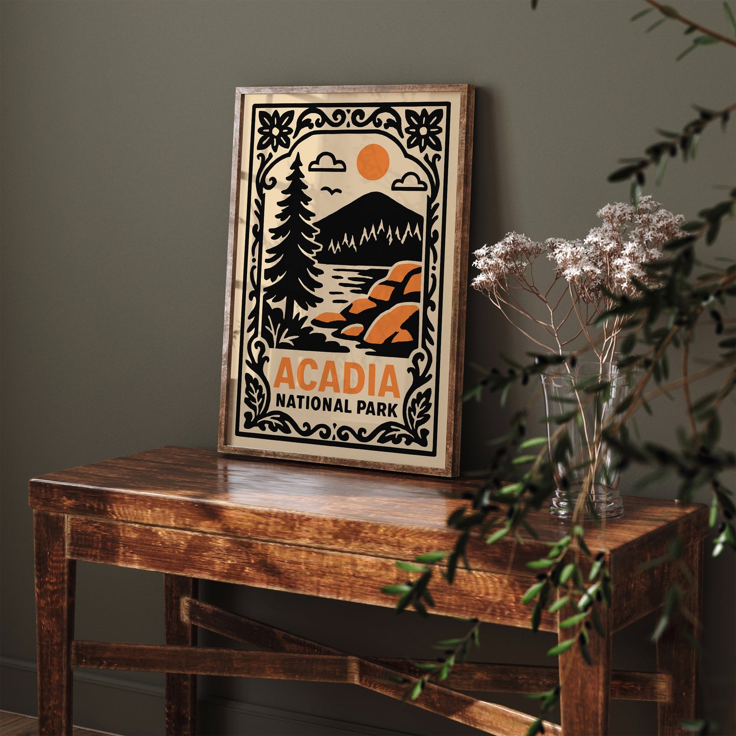Acadia National Park Poster - Travel Art Print