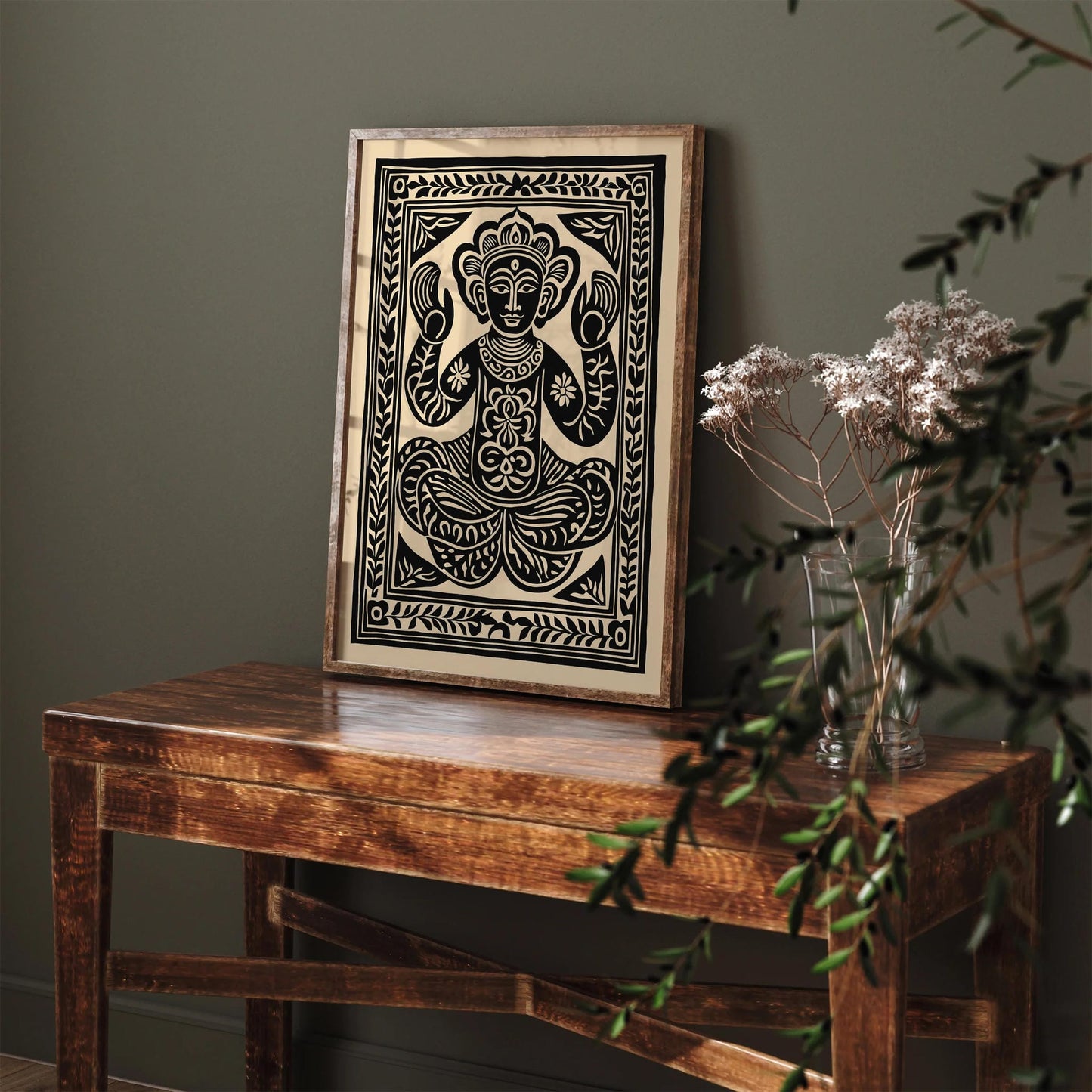 Buddhism Inspired Art Print