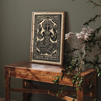 Buddhism Inspired Art Print