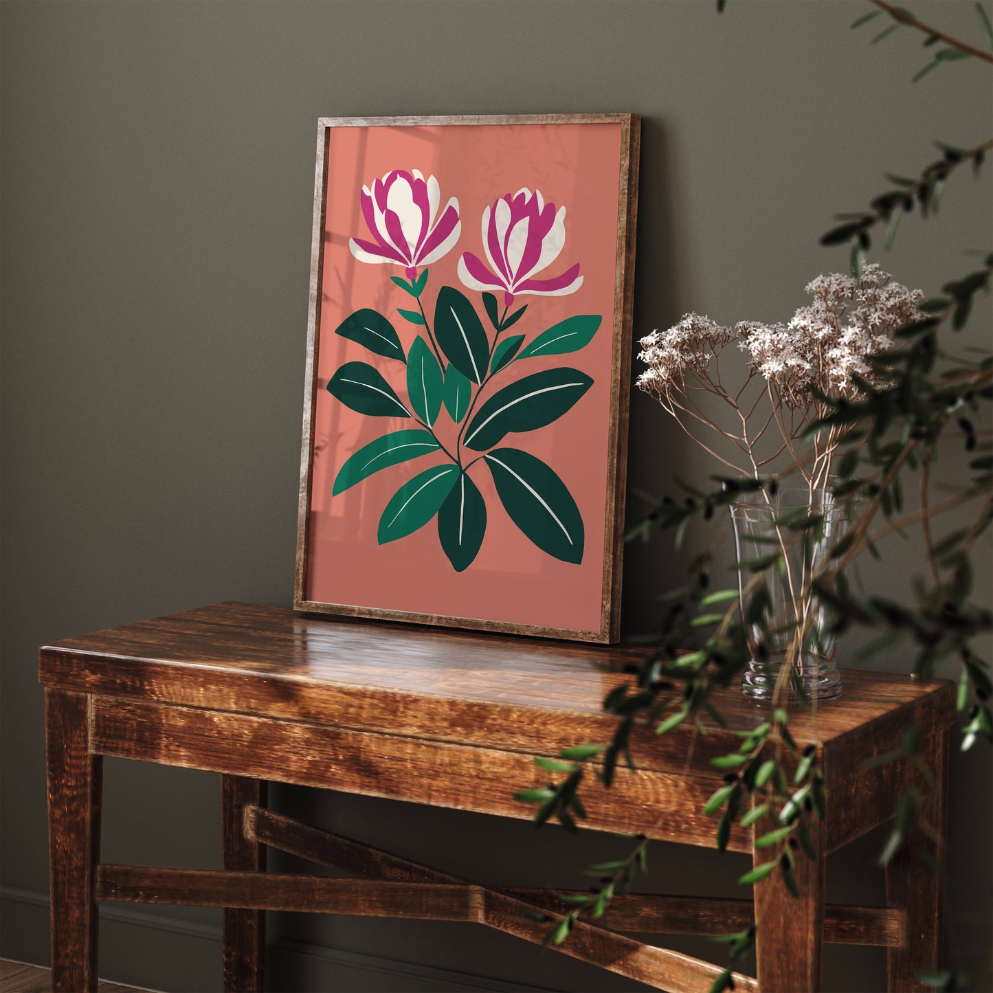 Aesthetic Flowers Art Print 2025