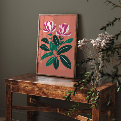 Aesthetic Flowers Art Print 2025