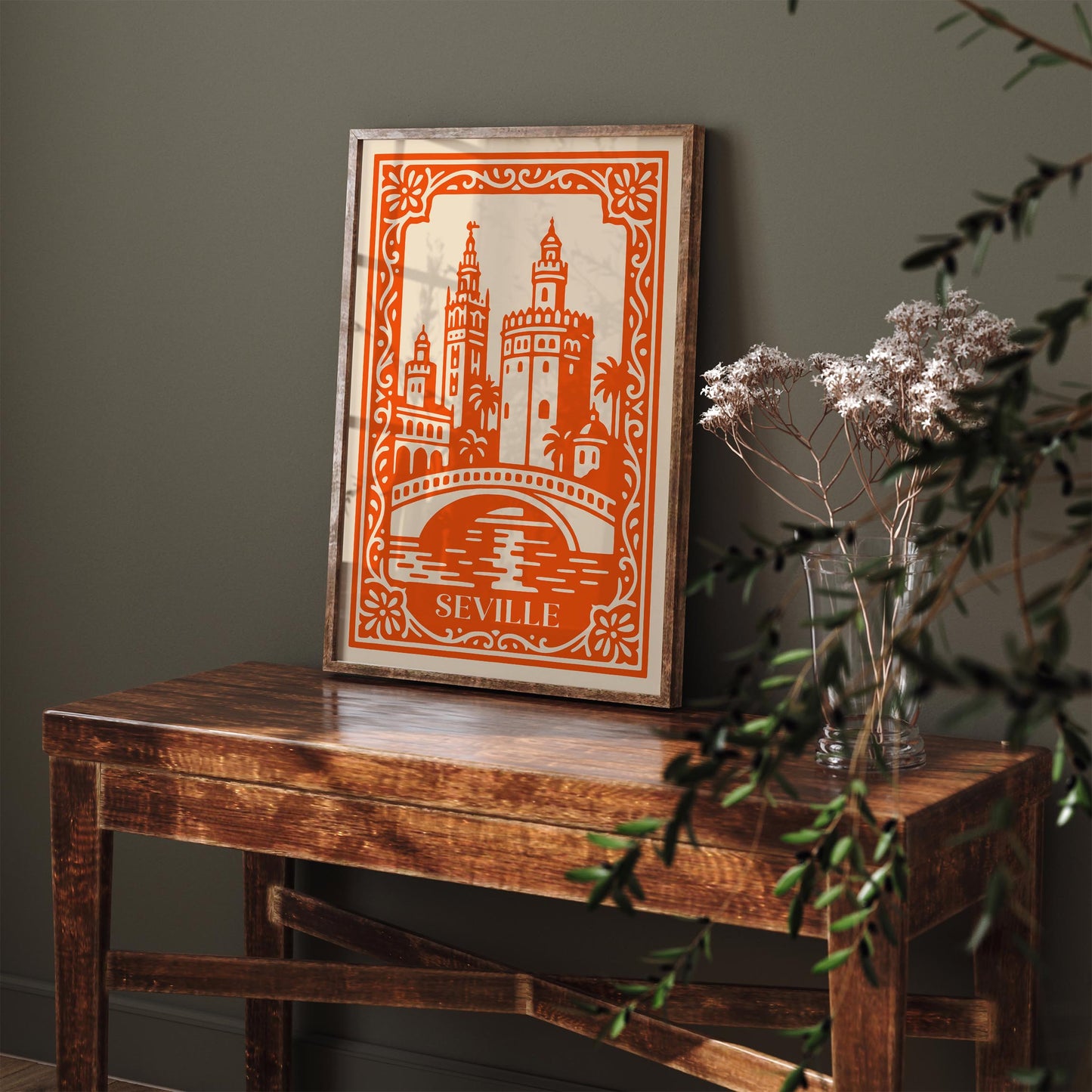 Orange Seville Travel Poster.jpg