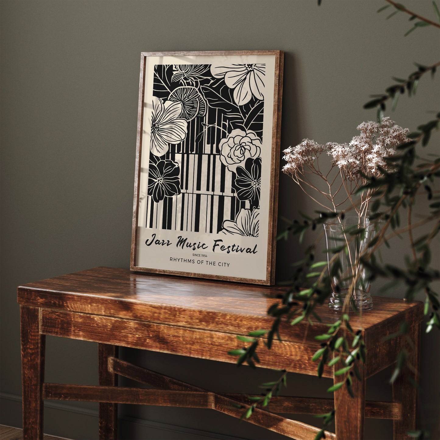 Jazz Music Festival Vintage Poster