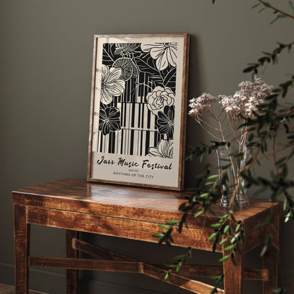 Jazz Music Festival Vintage Poster