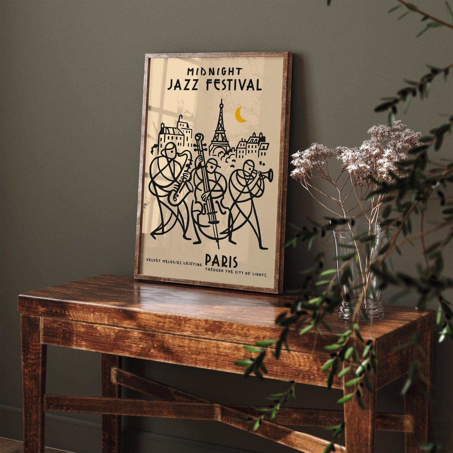 Midnight Jazz Festival Paris Poster